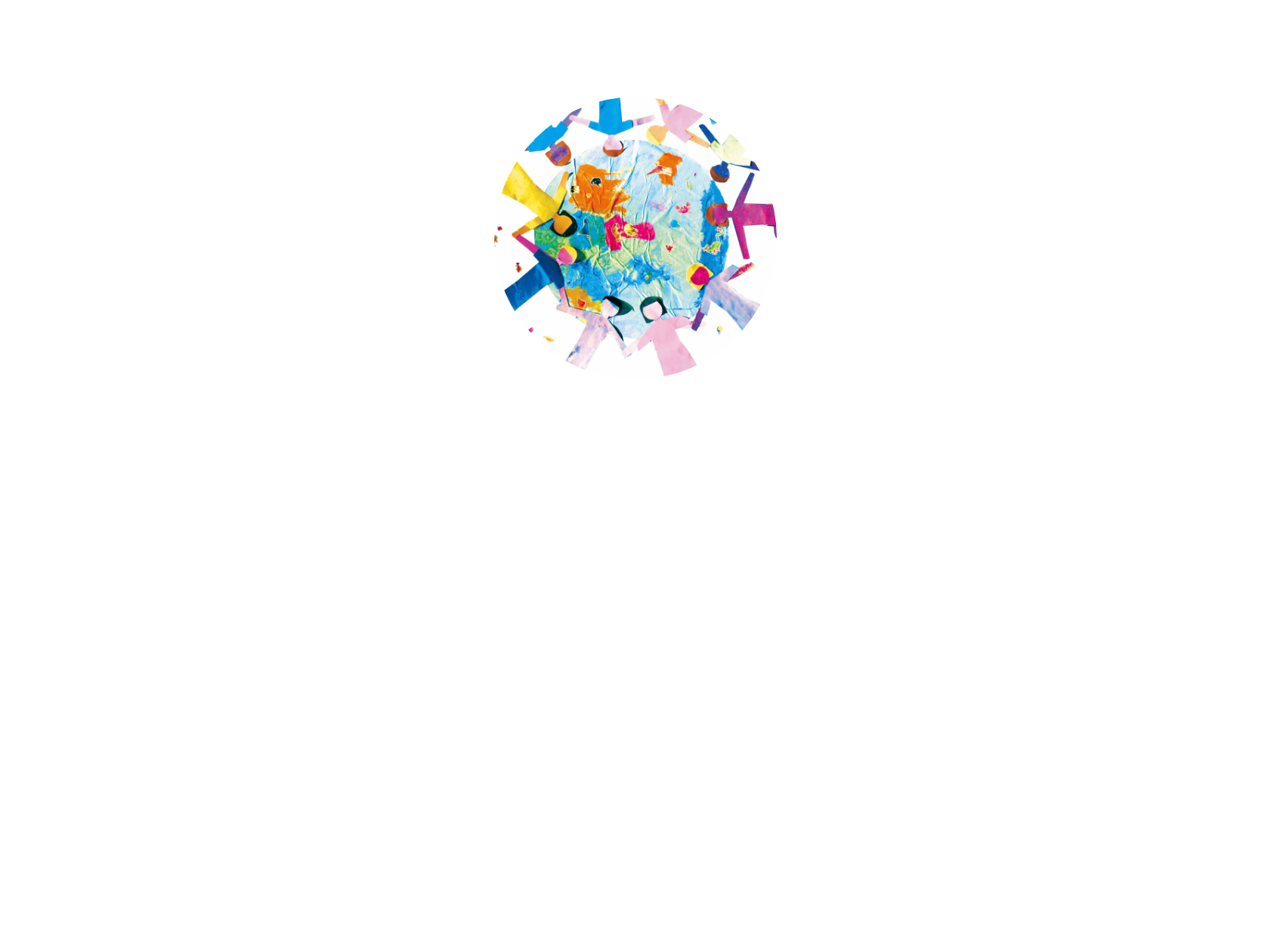 Family Friends logo - white version with updated design, showcasing community and connection